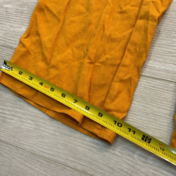 Urban Outfitters San Fernando Smocked Strapless Ruffle Jumpsuit mustard color XS - Picture 10 of 15